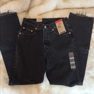 Levi's Black Denim Jeans NWT